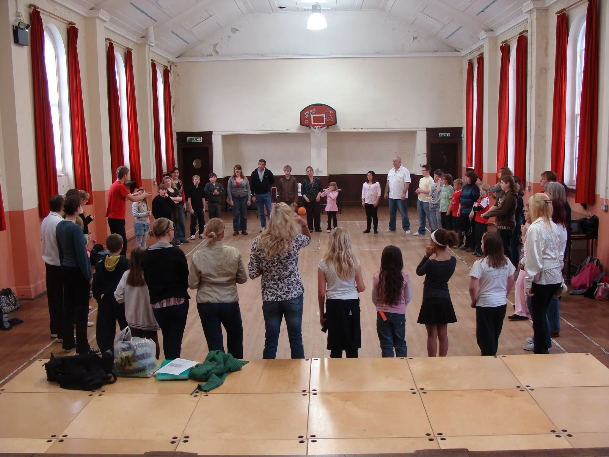 School assembly performance